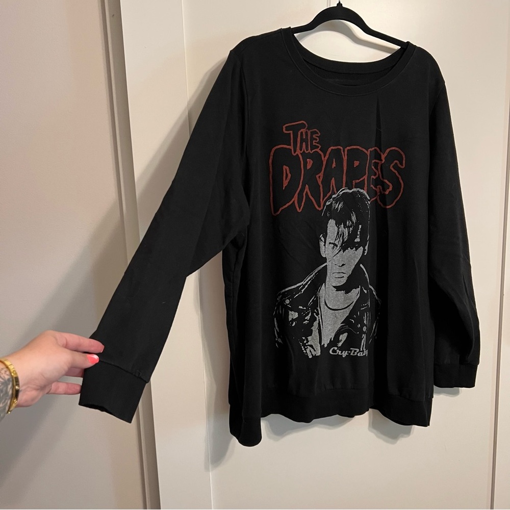 Torrid Black Graphic Sweatshirt